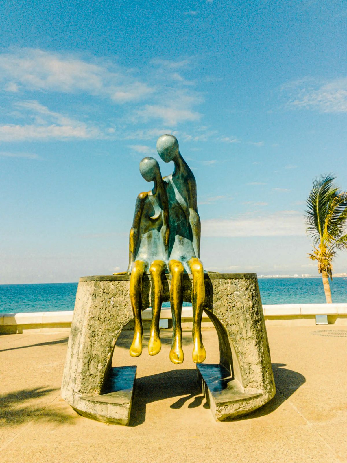 A Statue at the Malecon Puerto Vallarta.