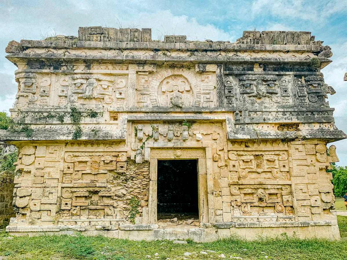 A beautiful ancient building at Chichen Itza.